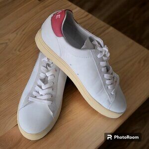CLAE Los Angeles BRADLEY CALIFORNIA SHOE // WHITE + RED DAHLIA + VANILLA
